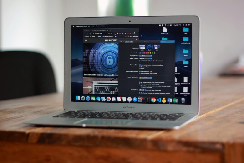 An open laptop showing computer security settings: the digital-evidence problem deepfakes create for Malta’s courts.